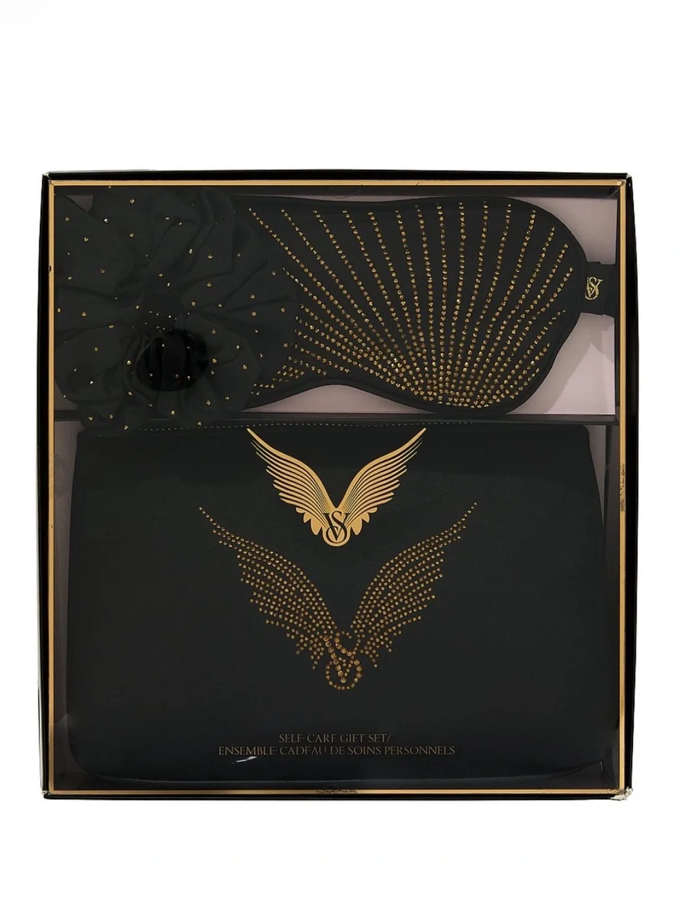 Victoria's Secret Backstage 3-Piece Satin Shine Accessories Set NIB NWT
